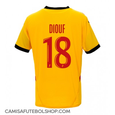 Camisa de time de futebol RC Lens Andy Diouf #18 Replicas 1º Equipamento 2024-25 Manga Curta Camisa de time de futebol RC Lens Andy Diouf #18 Replicas 1º Equipamento 2024-25 Manga Curta